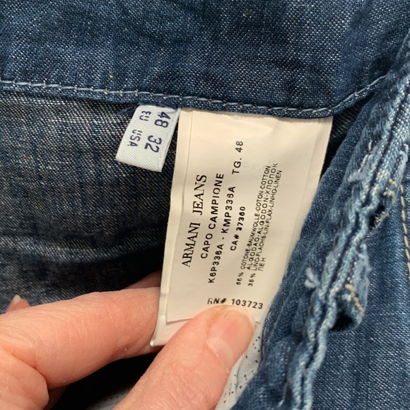 Armani Exchange jeans Straight Leg Lightweight sz 32 weekend streetwear preppy - Picture 7 of 8